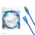 Кабель удлинитель USB 2.0 A(M)- USB A(F) синий 1.5м с фильтром AA - 