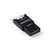 Картридер Smartbuy 707, USB 2.0 - MicroSD, черный (SBR-707-K)