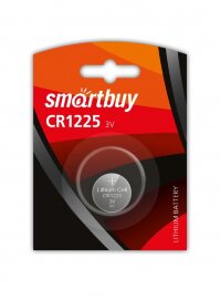 Литиевый элемент питания Smartbuy CR1225/1B (12/720) (SBBL-1225-1B) - 
