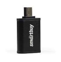 адаптер Type-C to USB-A 3.0 Smartbuy, черный (SBR-OTG05-K)