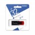 USB 2.0 накопитель Smartbuy 032GB Click Black-Red (SB32GBCl-K) - 