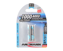 Аккумулятор ANSMANN 5030892-RU AAA 1000мАч maxE BL2 - 