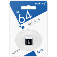 USB накопитель Smartbuy 64GB LARA Black (SB64GBLARA-K)