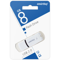 USB накопитель Smartbuy 8GB Paean White (SB8GBPN-W)