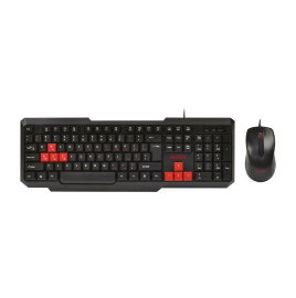 Проводной мультимедийный комплект клавиатура+мышь Smartbuy ONE черно-красный (SBC-230346-KR) /20 - 