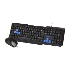 Проводной мультимедийный комплект клавиатура+мышь Smartbuy ONE черно-синий (SBC-230346-KB) /20 - 