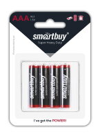 Батарейка солевая Smartbuy R03/4B (48/960)  (SBBZ-3A04B)