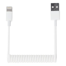Дата-кабель Smartbuy USB-8 pin, в коробке, SPIRAL, 1 метр, белый (ik-512spbox white) - 