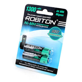 Аккумулятор ROBITON DECT 1300MHAA-2 BL2 - 