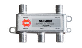 Делитель 4 отвода 5-1000 МГц SAH 408 - 