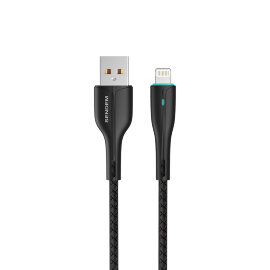 SENDEM M18 Черный кабель USB 5A (iOS Lighting) 1м - 