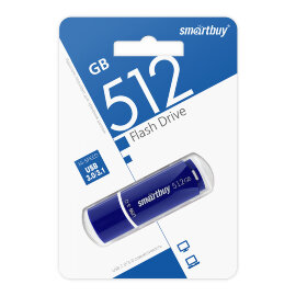 USB 3.0/3.1 накопитель Smartbuy 512 GB Crown Blue (SB512GBCRW-B) - 