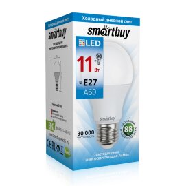 Светодиодная (LED) Лампа Smartbuy-A60-11W/6000 (SBL-A60-11-60K-E27) - 