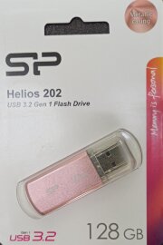USB 3.2 Gen1 накопитель Silicon Power 128GB Helios 202 Pink (SP128GBUF3202V1P) - 