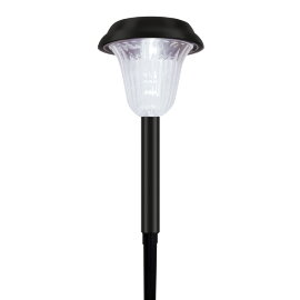 Садовый светильник Smartbuy на солнечной батарее, пластик, черный, 37 см  (SBF-107)/48 - 