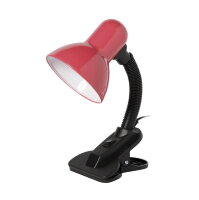 Настольный светильник Smartbuy Е27 с прищепкой Pink в пакете (SBL-DeskL01-Pink)