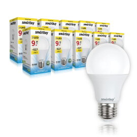 Светодиодная (LED) Лампа Smartbuy-A60-09W/3000/E27 - 