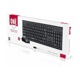 Проводной комплект клавиатура+мышь Smartbuy ONE 227367 черный (SBC-227367-K) /20 - 
