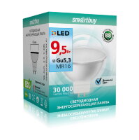 Светодиодная (LED) Лампа Smartbuy-Gu5,3-9,5W/4000 (SBL-GU5_3-9_5-40K)
