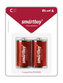 Батарейка алкалиновая Smartbuy LR14/2B (12/192) (SBBA-C02B) - 