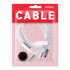 Дата-кабель Smartbuy USB - 3 в 1 Micro+C+8pin, резин, толст. 1.2 м, до 3А белый (iK-312QBOMB white) - 