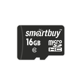 micro SDHC карта памяти Smartbuy 16GB Сlass 10 (без адаптеров)LE - 
