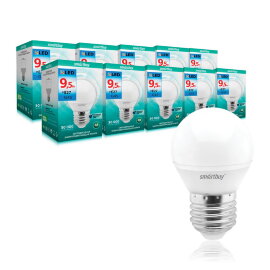Светодиодная (LED) Лампа Smartbuy-G45-9,5W/6000/E27 (SBL-G45-9_5-60K-E27) - 