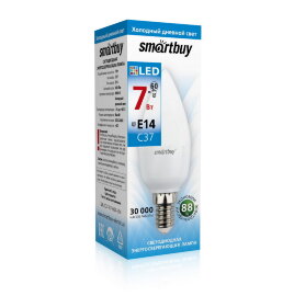 Светодиодная (LED) Лампа Smartbuy-C37-07W/6000 (SBL-C37-07-60K-E14) - 
