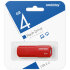 USB 2.0 накопитель SmartBuy 4GB CLUE Red (SB4GBCLU-R) - 