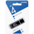 USB 2.0 накопитель Smartbuy 4GB Glossy series Black (SB4GBGS-K) - 