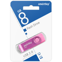 UFD 2.0 накопитель SmartBuy 008GB Twist Pink (SB008GB2TWP)