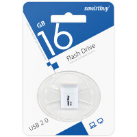 USB накопитель Smartbuy 16GB LARA White (SB16GBLARA-W)
