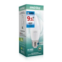 Светодиодная (LED) Лампа Smartbuy-C37-9,5W/6000 (SBL-C37-9_5-60K-E27)
