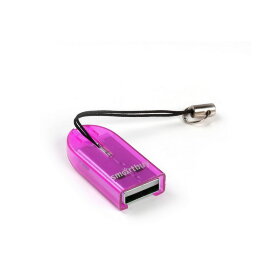 Картридер Smartbuy 710, USB 2.0 - MicroSD, фиолетовый (SBR-710-F) - 