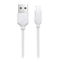 HOCO X6 Белый кабель USB 2.4A (microUSB) 1м