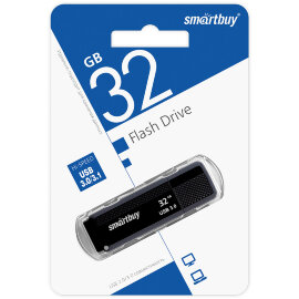 USB 3.0  накопитель  Smartbuy 32GB Dock Black  (SB32GBDK-K3) - 