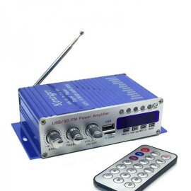 Усилитель звука Kentiger HY500 (2х20Вт, USB, TF, FM)/50 - 