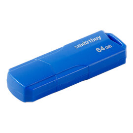 USB накопитель SmartBuy 64GB CLUE Blue (SB64GBCLU-BU) - 