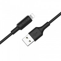 HOCO X25 Черный кабель USB 2A (iOS Lighting) 1м