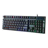 Клавиатура игровая мультимедийная Smartbuy RUSH Nucleus USB черная (SBK-320G-K)/20