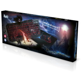 Набор игровой клавиатура+мышь+коврик Smartbuy Rush Thunderstorm черный (SBC-715714G-K) /10 - 