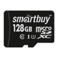 micro SDXC карта памяти Smartbuy 128GB Class 10 UHS-1 (без адаптера)