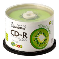 Диск Smartbuy CD-R 80min 52x Fresh-Kiwifruit CB-50/250/
