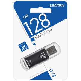 USB 3.0 накопитель Smartbuy 128GB V-Cut Black (SB128GBVC-K3) - 