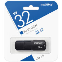 USB 2.0 накопитель SmartBuy 32GB CLUE Black (SB32GBCLU-K)