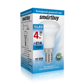 Светодиодная (LED) Лампа Smartbuy-R39-04W/6000/E14 (SBL-R39-04-60K-E14) - 