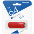 USB 2.0 накопитель SmartBuy 64GB CLUE Red (SB64GBCLU-R) - 