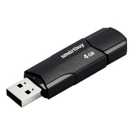 USB накопитель SmartBuy 4GB CLUE Black (SB4GBCLU-K) - 