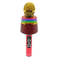 Орбита OT-ERM10 Красный RGB микрофон (Bluetooth, динамики, USB)