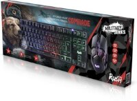 Набор игровой клавиатура+мышь Smartbuy Rush Comrade черный (SBC-550915G-K) /20